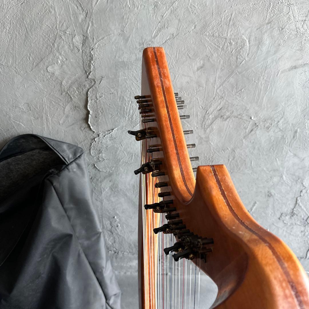 明日削除❣️ハープ22弦　弦たくさんついてます！中古