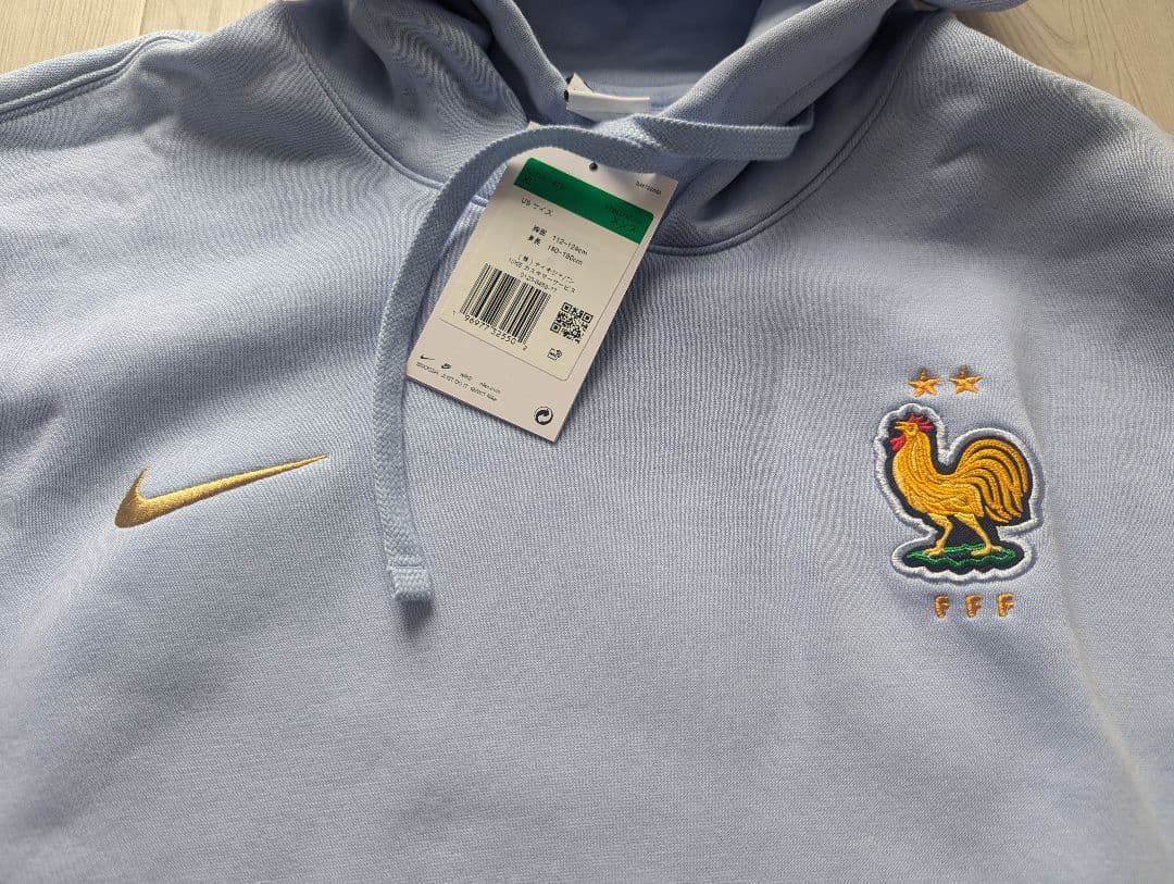 新品タグ付★Nike XL フランス代表 FFF プルオーバー 刺繍