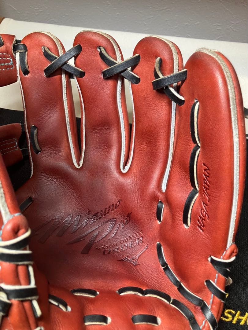 ミズノプロ　オーダー　硬式用グローブ　内野用　専用箱・袋付き