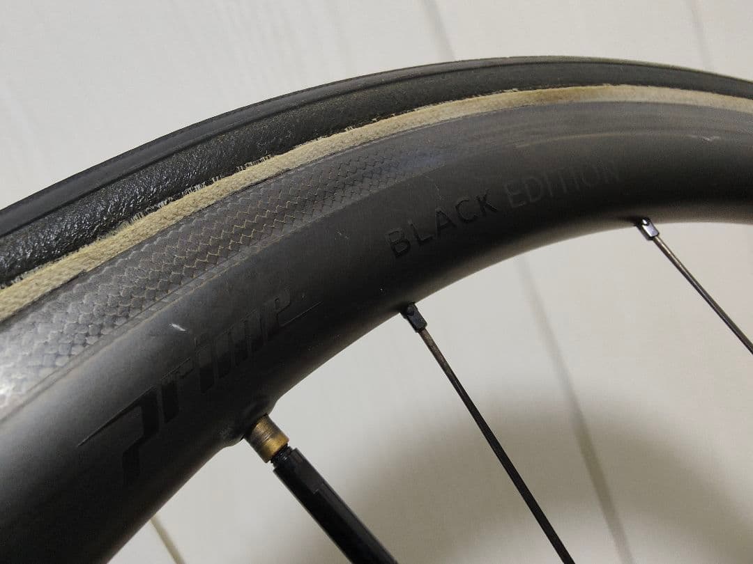 ロードバイク　カーボンホイール　Prime Black Edition38美品☆