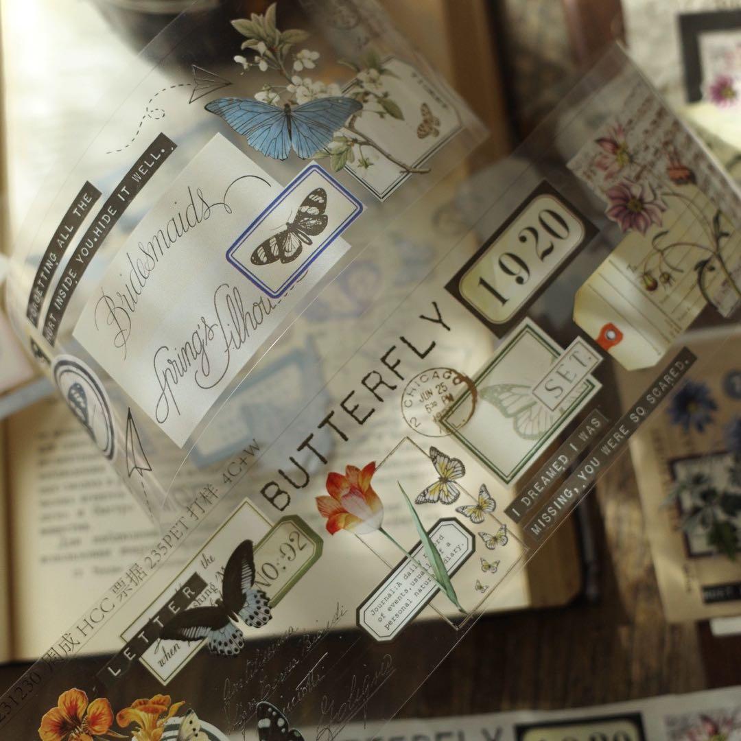 壹洱原创《票据》海外マスキングテープ　マステ 【1565】