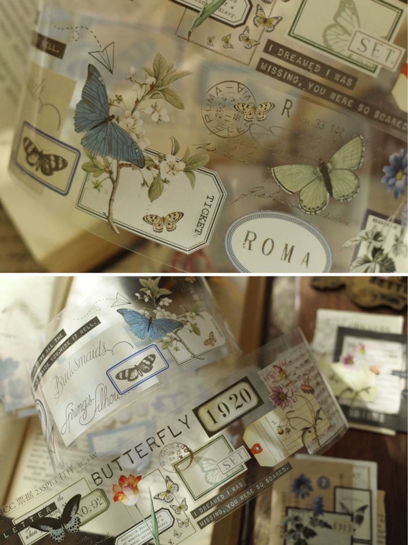 壹洱原创《票据》海外マスキングテープ　マステ 【1565】