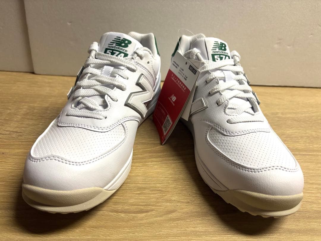 未使用 23cm 2E ニューバランスゴルフシューズ UGS574J3 ホワイト