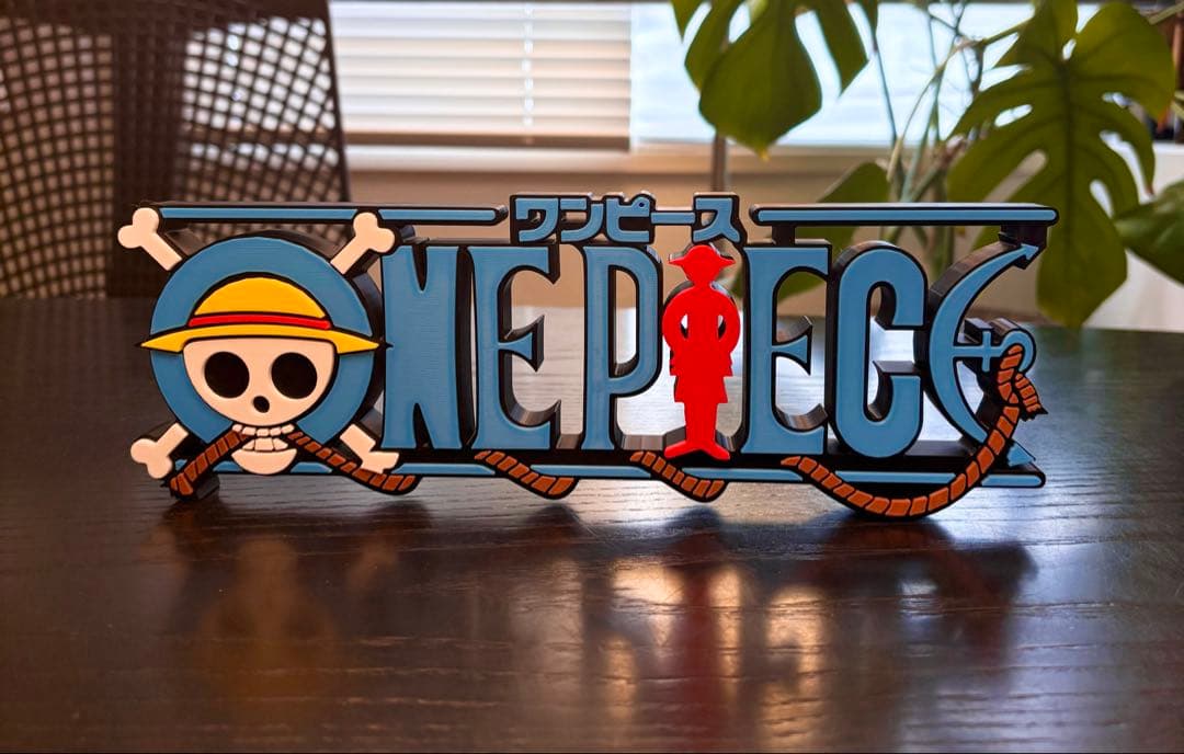 ワンピース ONE PIECE ビッグサイズ ロゴフィギュア 27cm z3