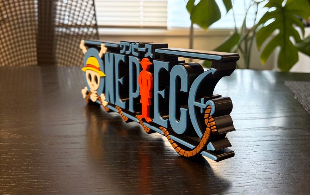 ワンピース ONE PIECE ビッグサイズ ロゴフィギュア 27cm z3