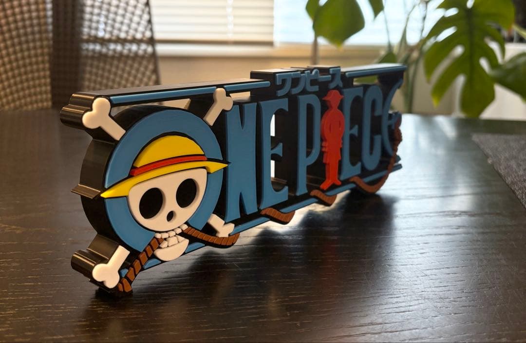 ワンピース ONE PIECE ビッグサイズ ロゴフィギュア 27cm z3