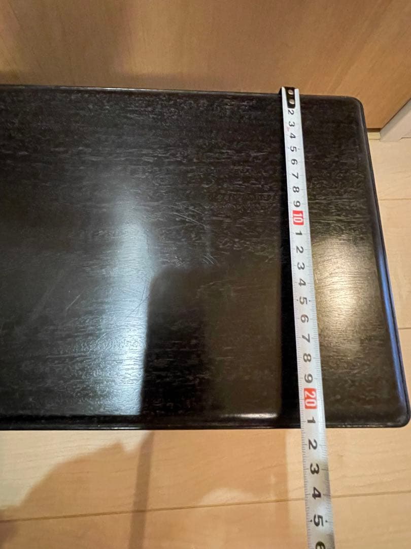 鑲箱擺件 高級感のある黒い木製の置物箱