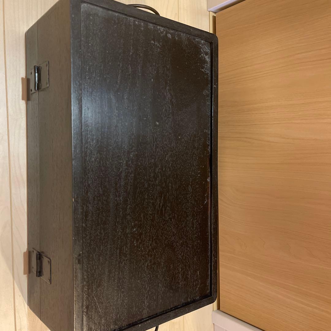 鑲箱擺件 高級感のある黒い木製の置物箱