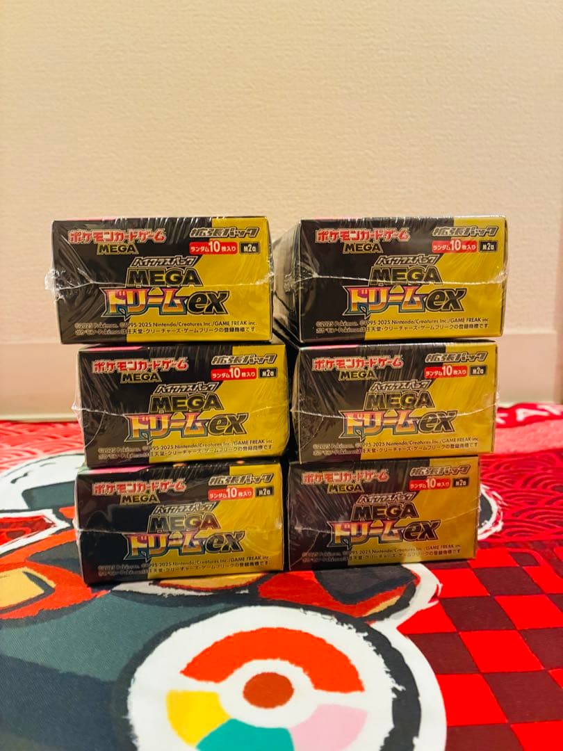 ポケカ シュリンク付き MEGAドリームex 6BOXまとめ売り