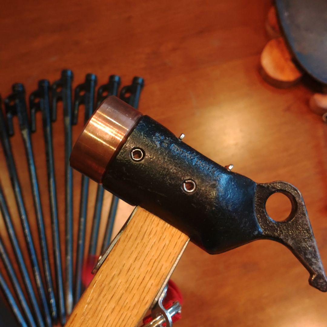 スノーピーク　ソリステ30×10本、ペグハンマー、ペグハンマーケースセット