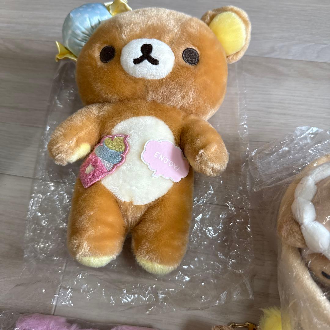 最終値段　リラックマ　コリラックマ　キイロイトリ　マスコット　ぬいぐるみセット