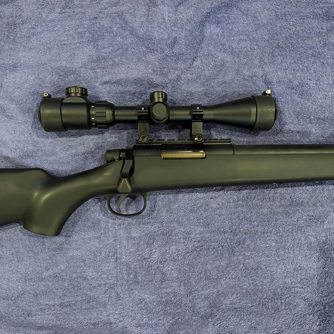 スナイパーライフル ブラック サプレッサー付き
