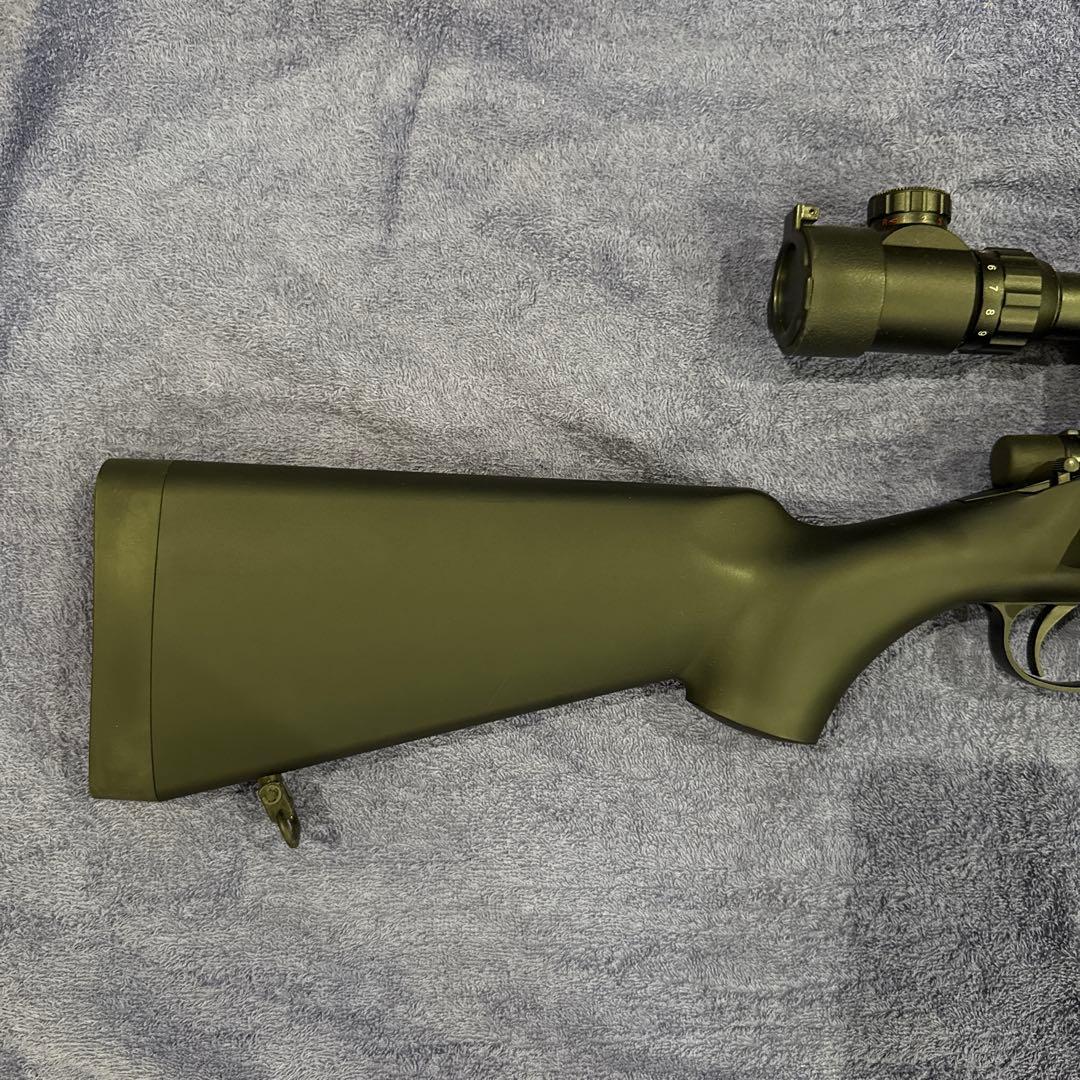 スナイパーライフル ブラック サプレッサー付き