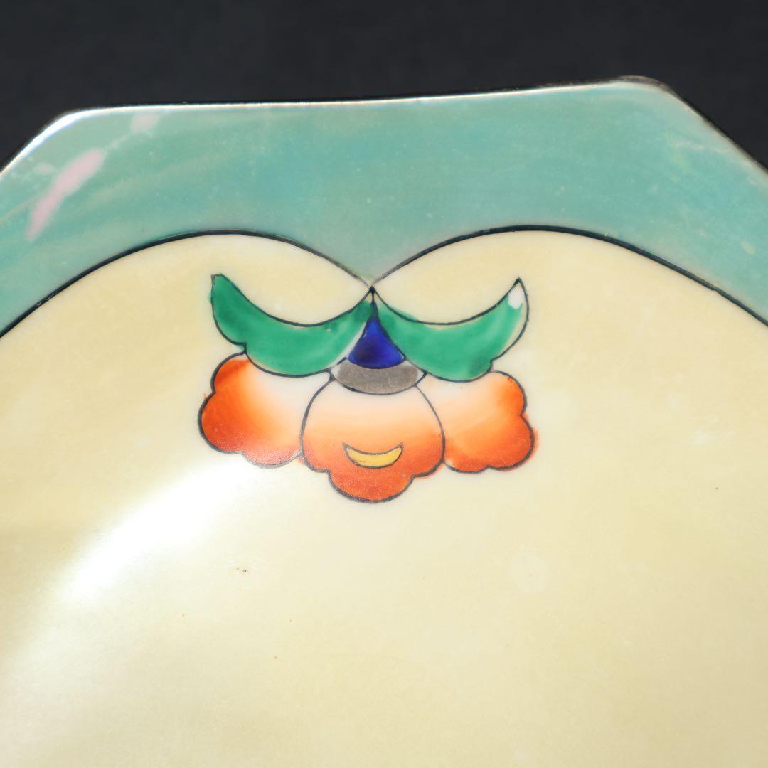 オールドノリタケ　ハンドル付八角皿　トレー　6R1549ダG