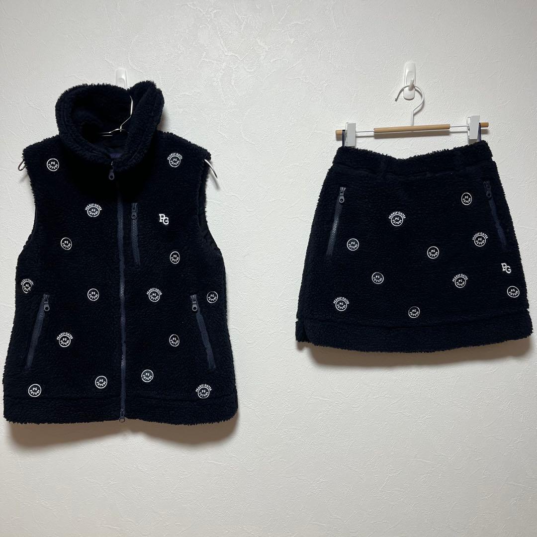 ☆パーリーゲイツ☆ ボアベスト&スカート