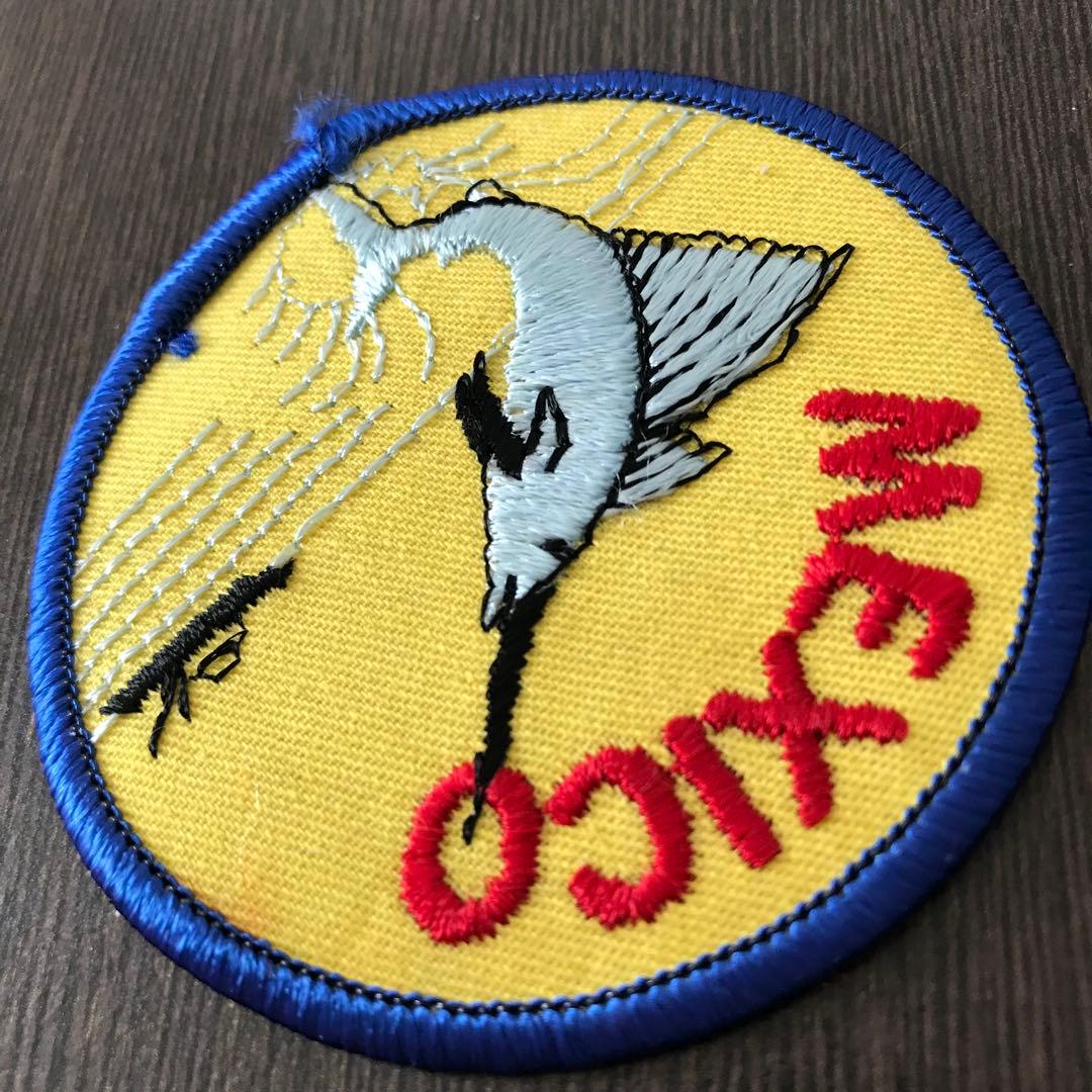 ヴィンテージ 刺繍 ワッペン 1970 1980 メキシコ P