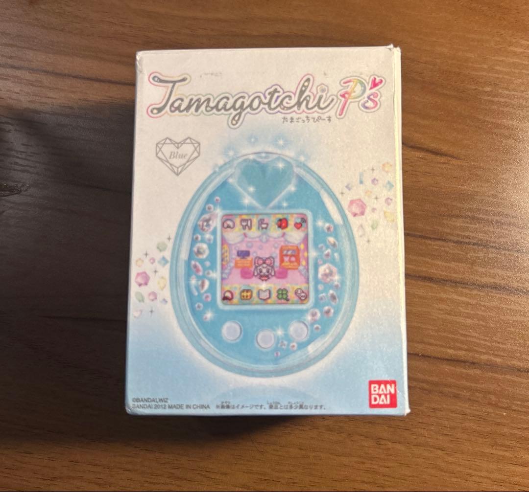 たまごっちピース　ブルー　Tamagotchi P's 本体　箱付き　動作確認済