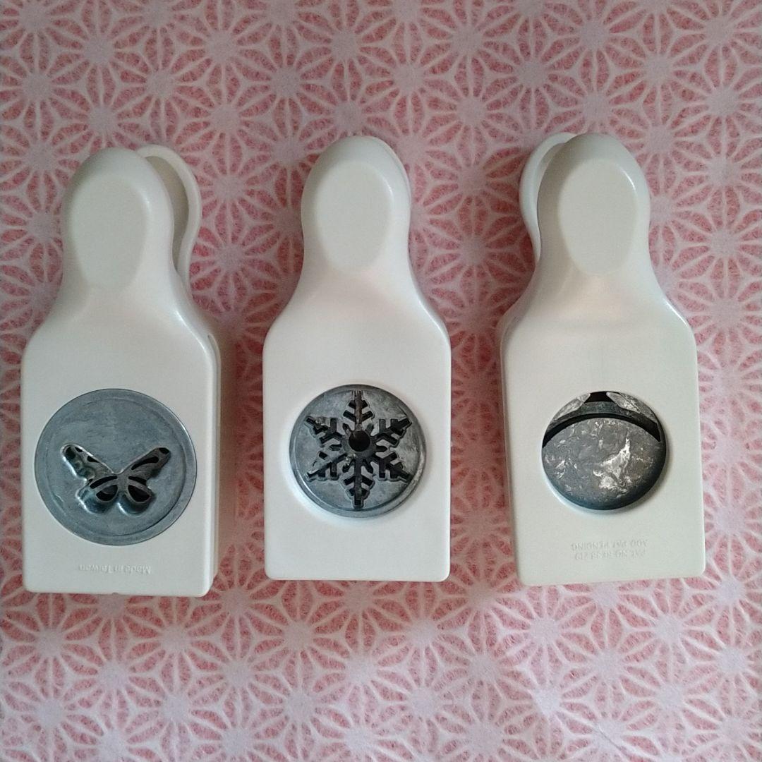 マーサスチュワート　クラフトパンチ　蝶　コーナー　雪の結晶