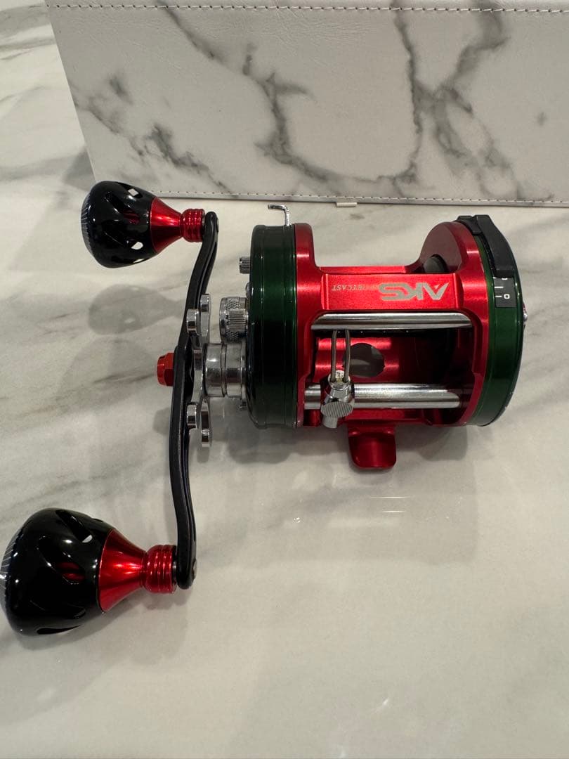 アブ6500CS MAG レア　AKSフレーム付きカゴ釣り