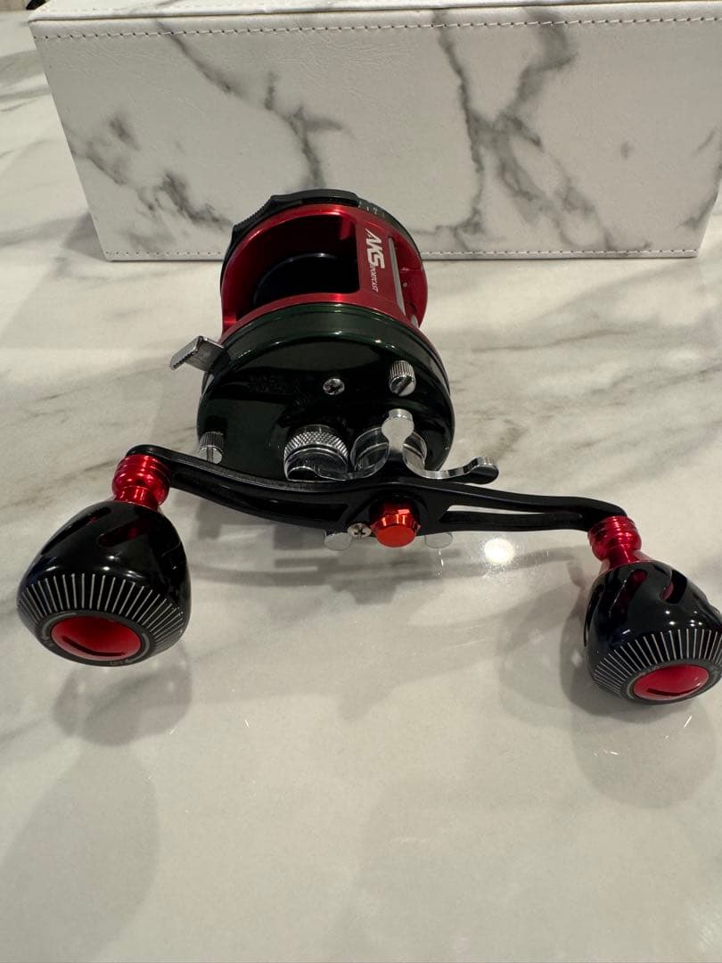 アブ6500CS MAG レア　AKSフレーム付きカゴ釣り