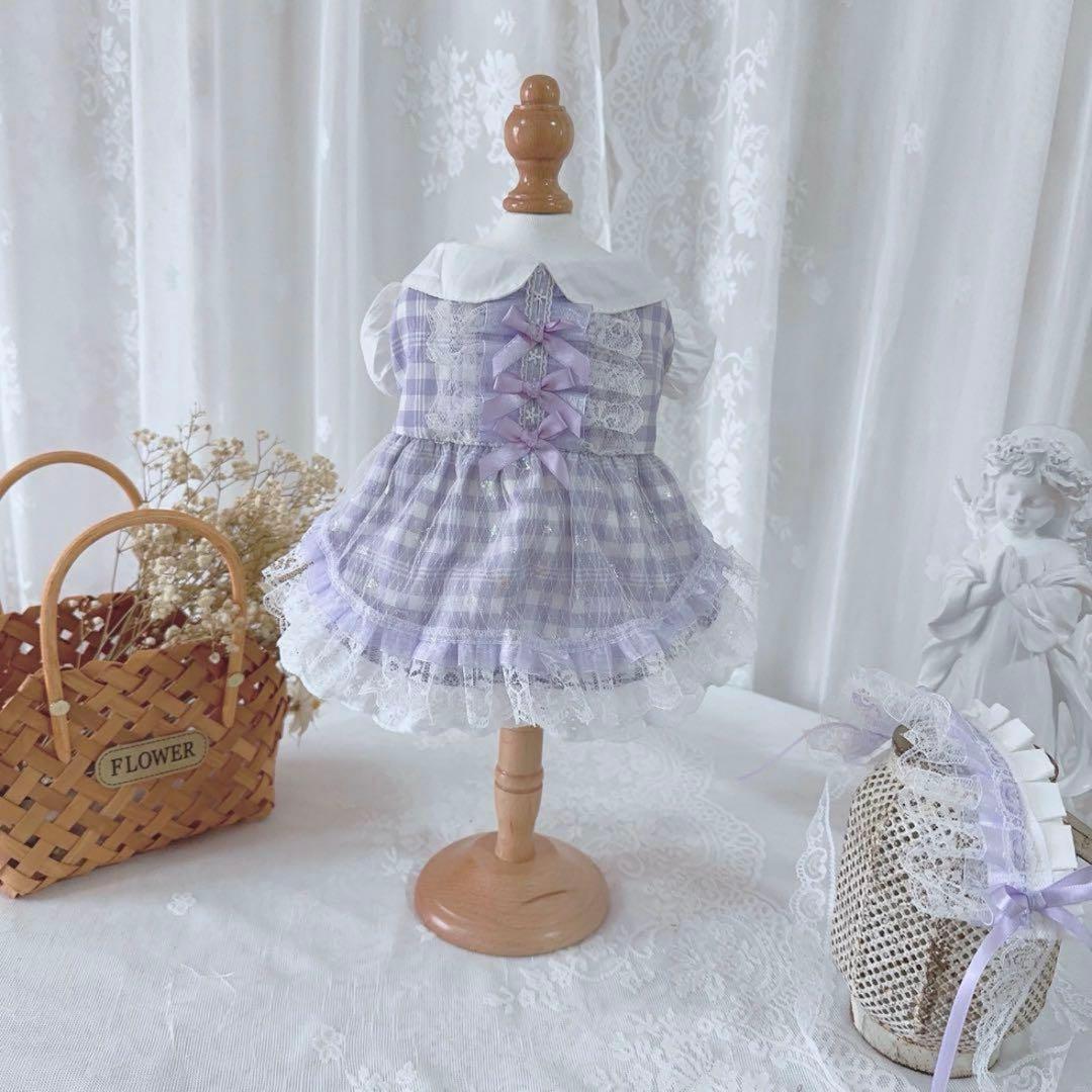 ひでページ　犬服　猫服　ハンドメイド　ワンピース　わんちゃん