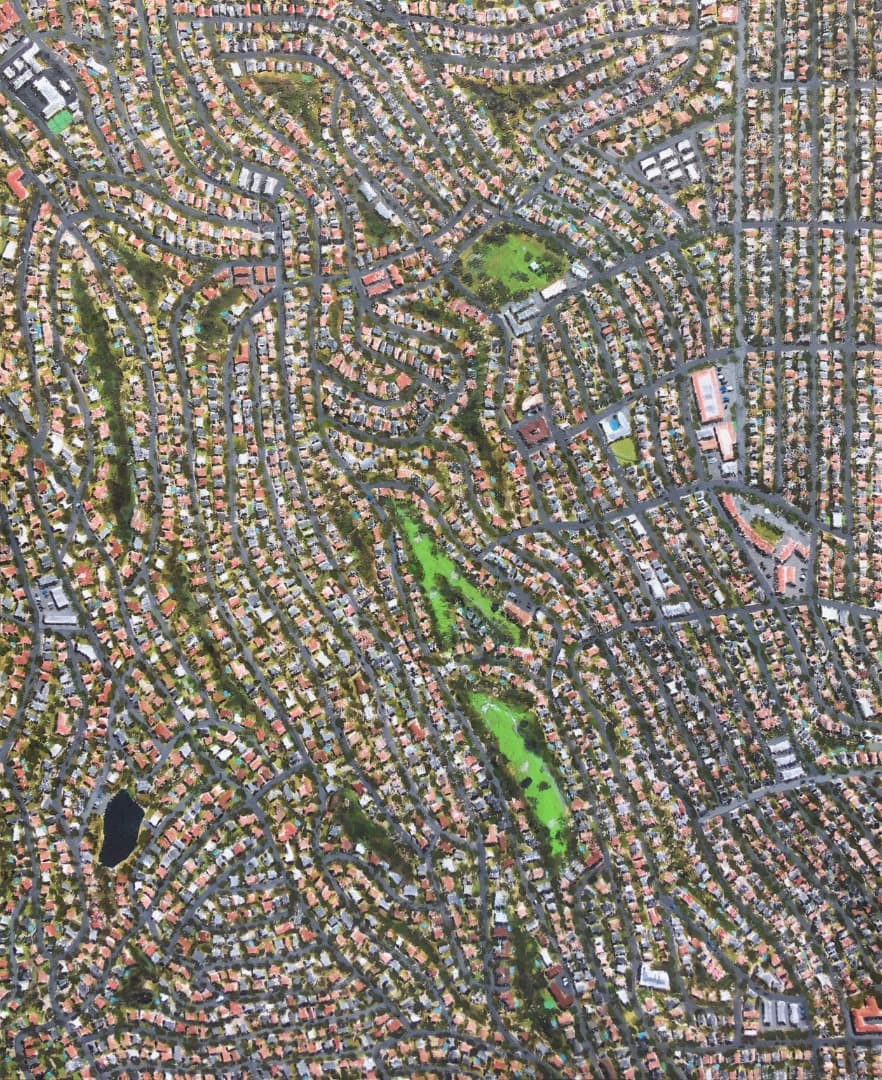 オリジナル絵画作品《Satellite Imagery No. 20》