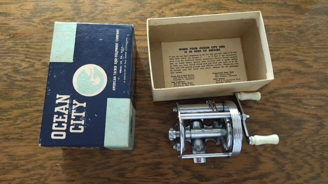 新品 オーシャンシティー1610 ダイレクトリール デッドストック