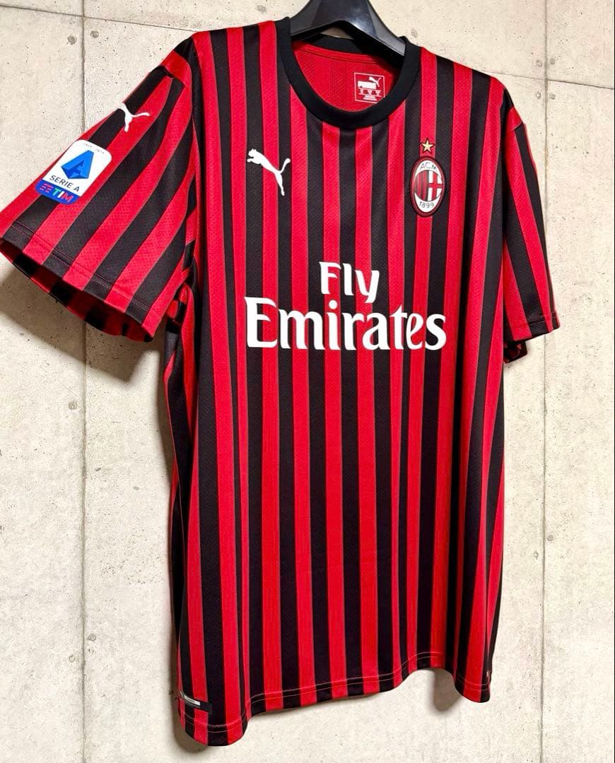 【美品！】19/20 ACミラン ♯21 イブラヒモヴィッチ【XLサイズ】ホーム