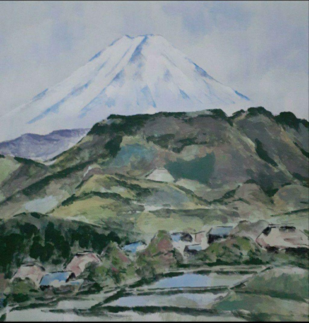 掛け軸/富士山？