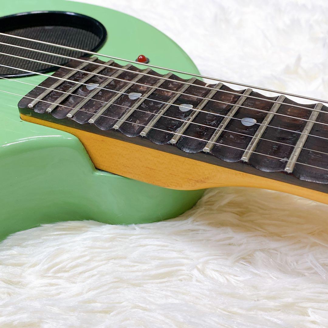 メンテ済 フェルナンデス ZO-3 ミントグリーン アンプ内蔵ギター