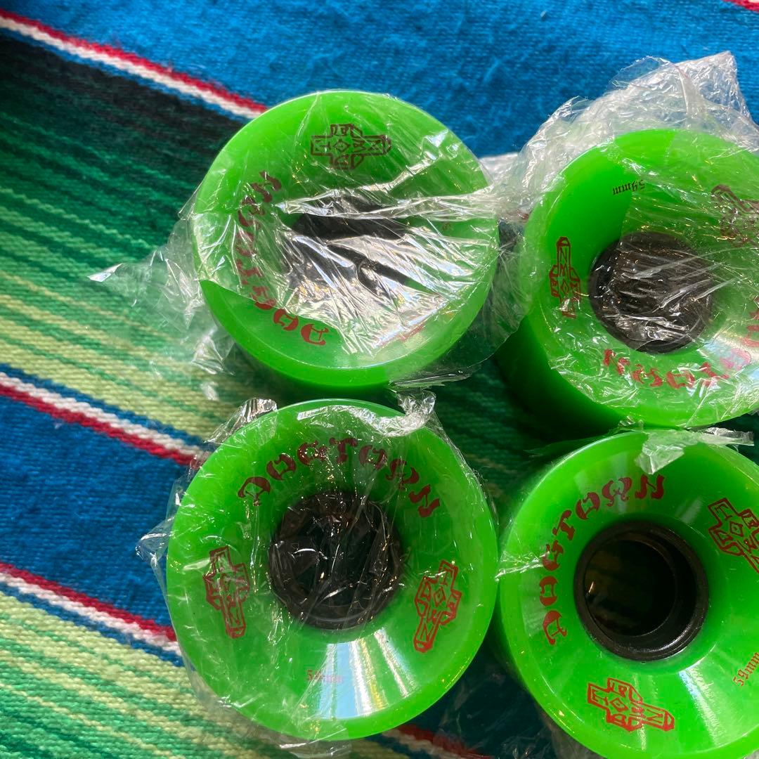 DOGTOWN スケートボードウィール 59mm グリーン