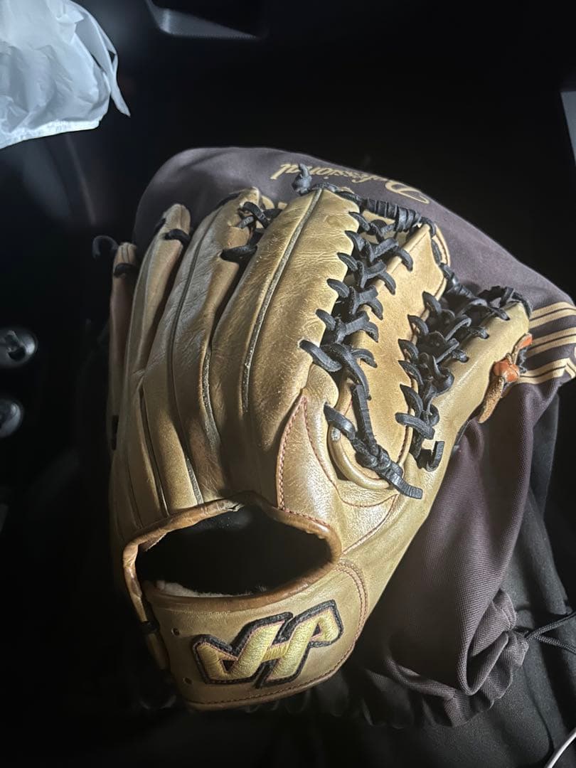 ハタケヤマ　硬式　外野手グローブ