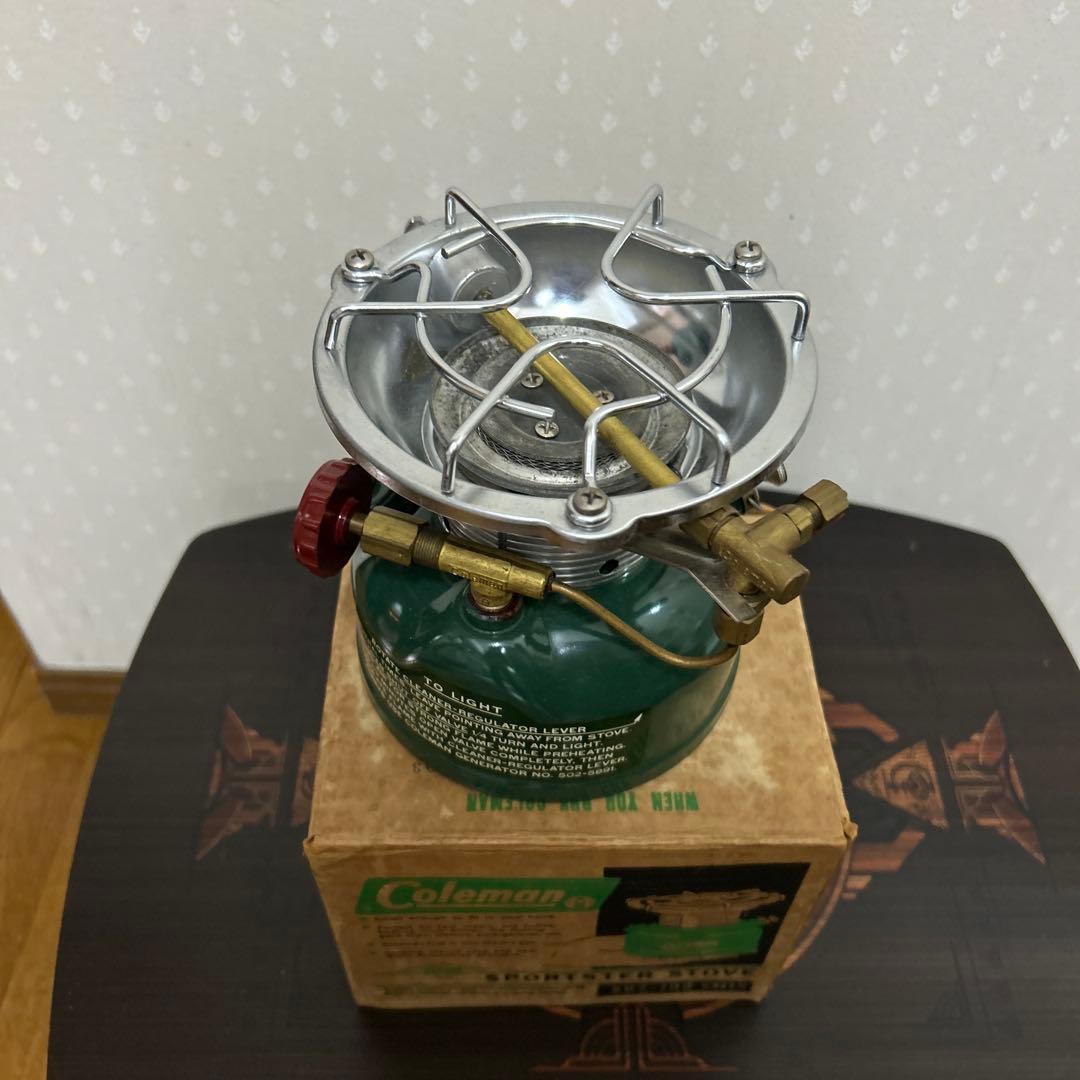 1966年1月製コールマンシングルバーナー　モデル502 パテントロゴ