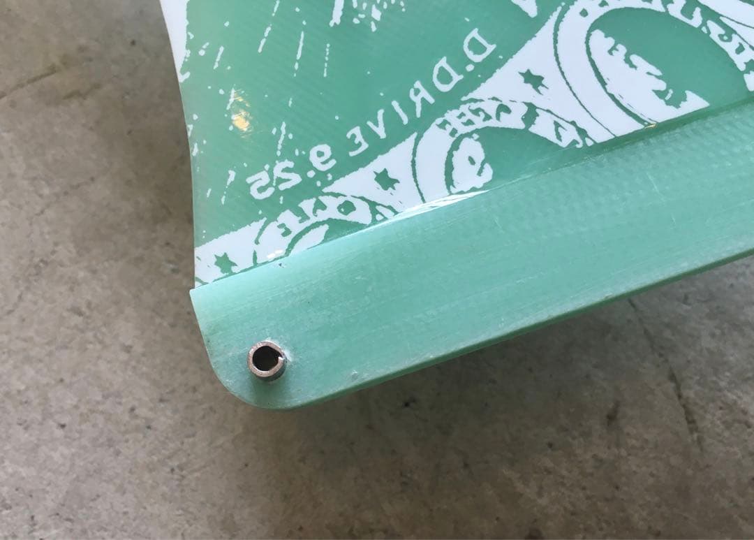 DART FIN 9.25 ￼サーフボードフィン 緑色