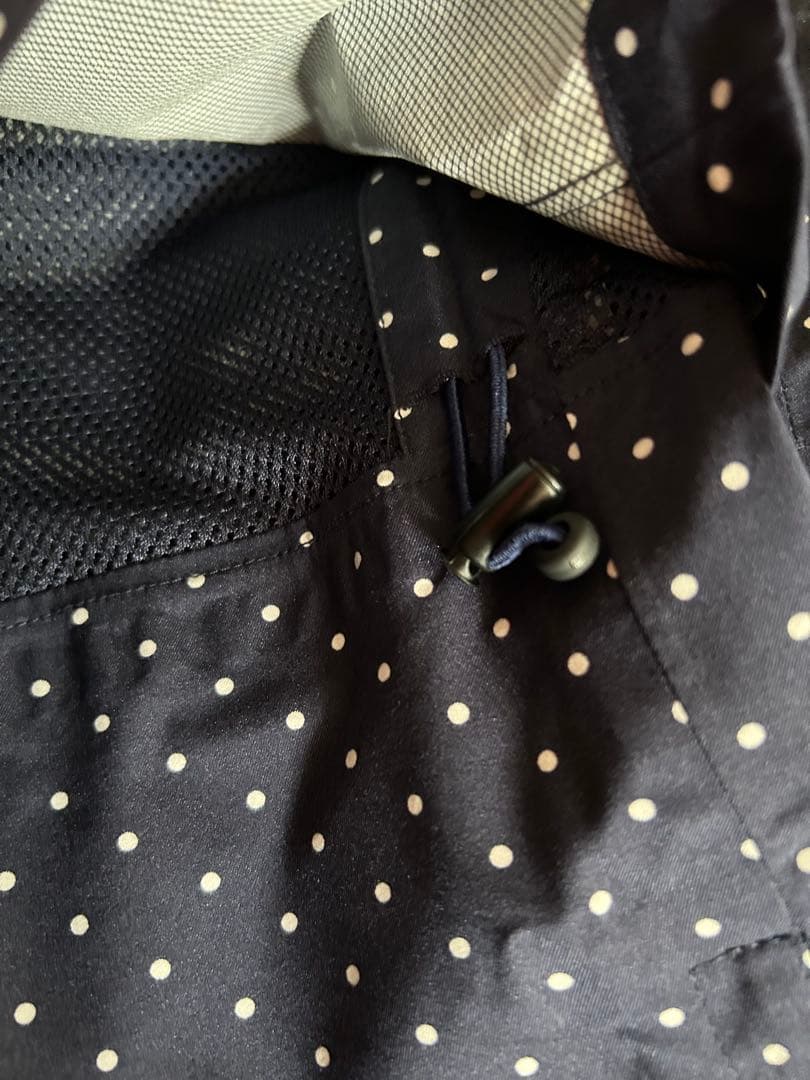 JUN&ROPE ゴルフレインウェアレディース　ドット柄