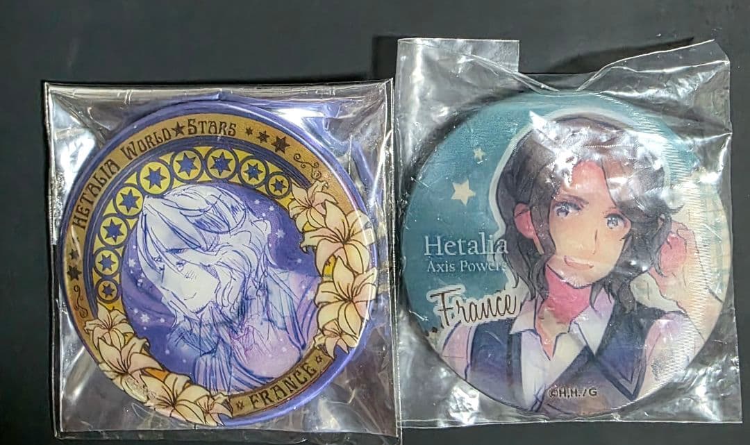 ヘタリア 缶バッジ 3点セット フランス 中国