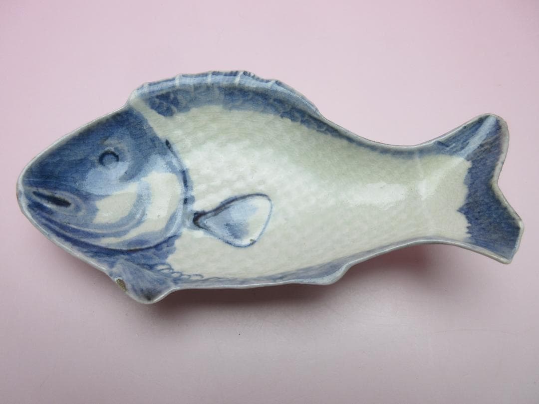 江戸中期頃 古伊万里 魚形 向付 5客 TN79 70724