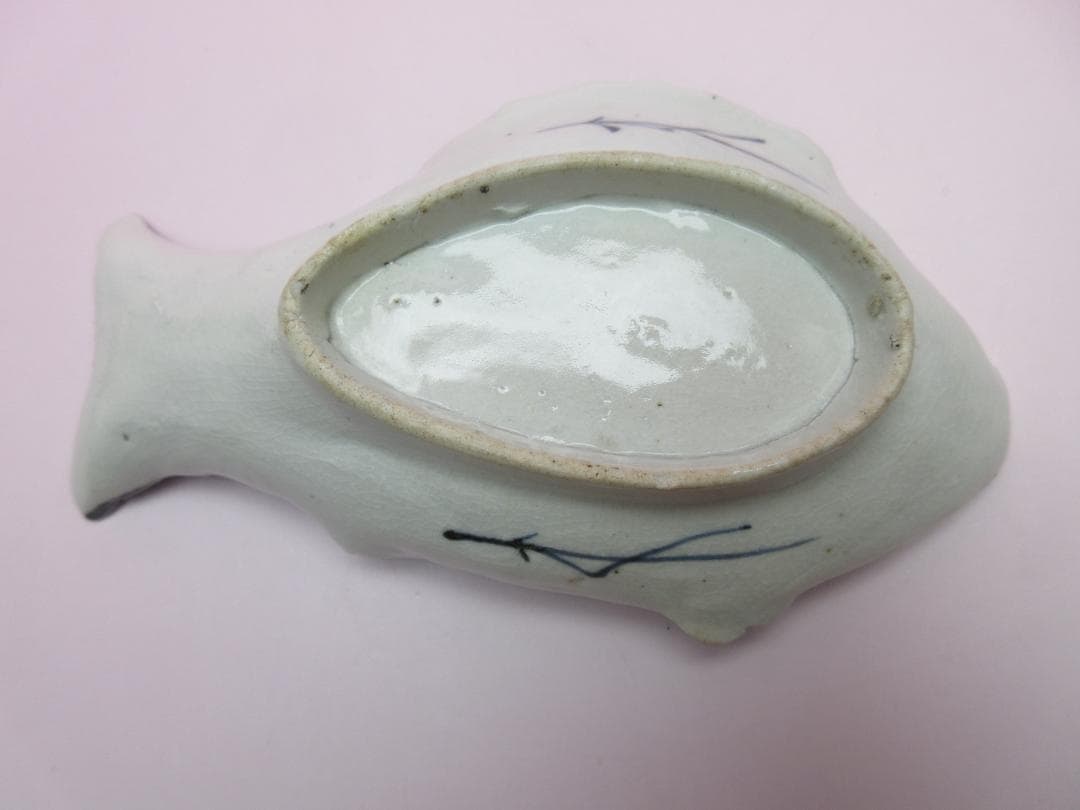 江戸中期頃 古伊万里 魚形 向付 5客 TN79 70724