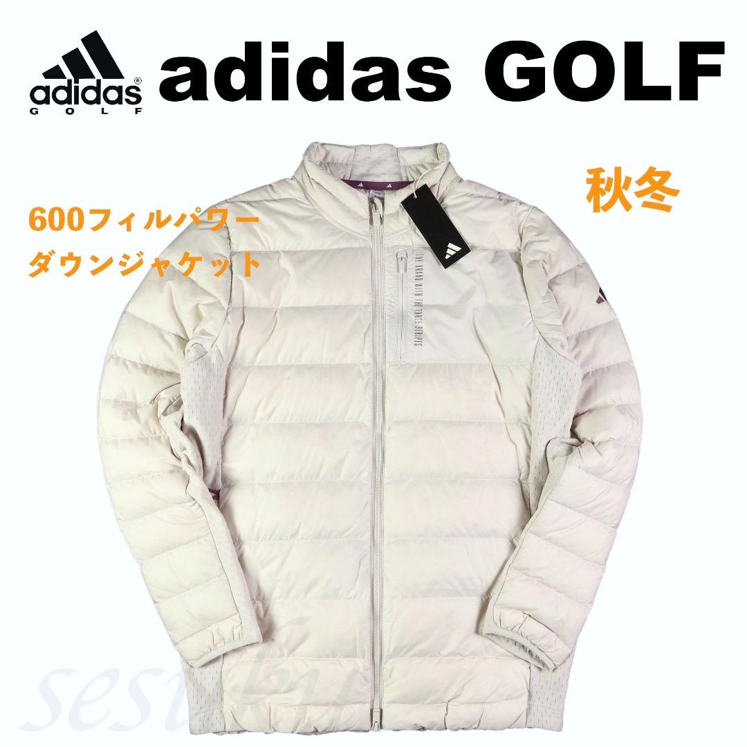 【L】秋冬 アディダス ゴルフ 保温 600フィルパワー ダウンジャケット BG