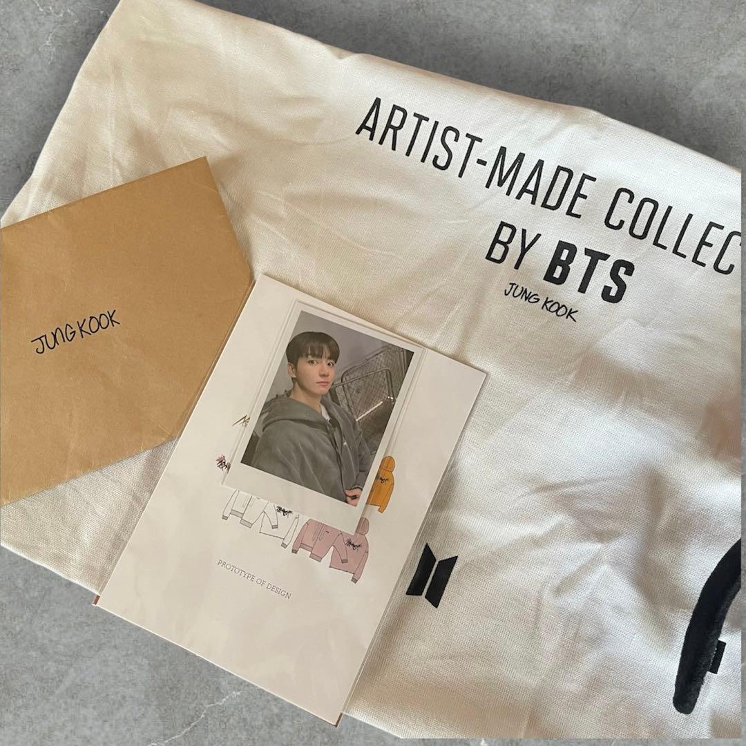 BTS ジョングク JUNGKOOK アーティストメイド パーカー 付属品付きM