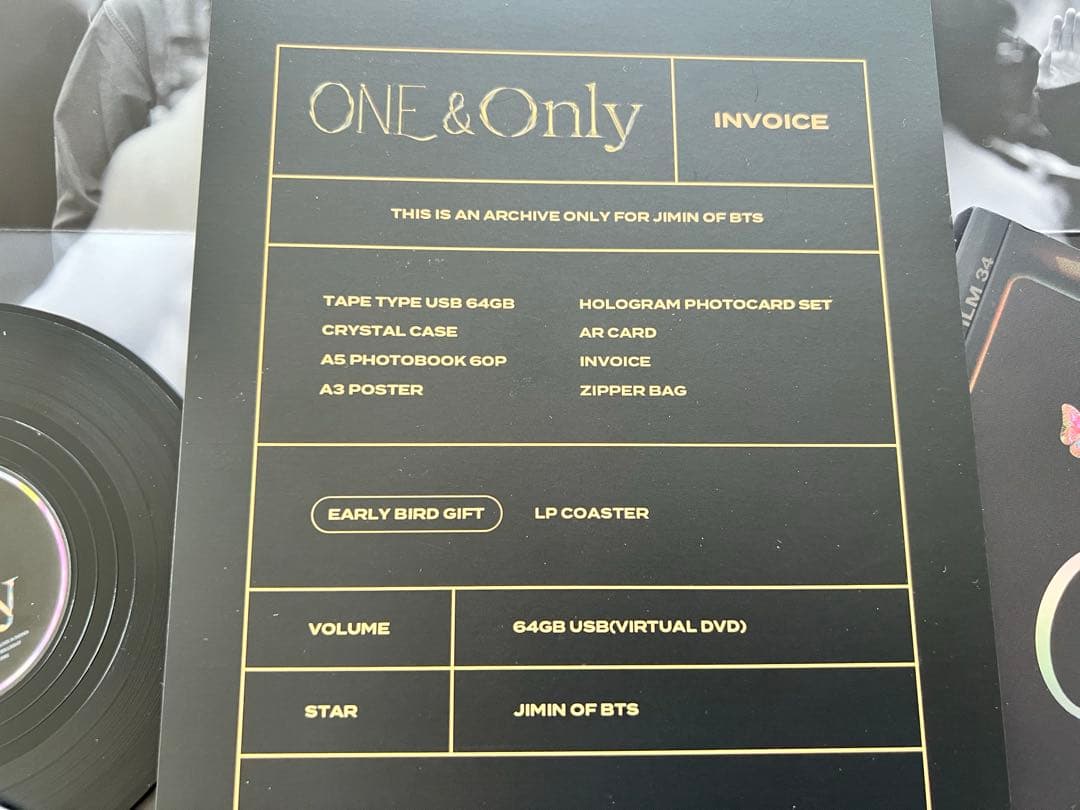 ジミン JIMIN USB マスター ONE&ONLY 写真集