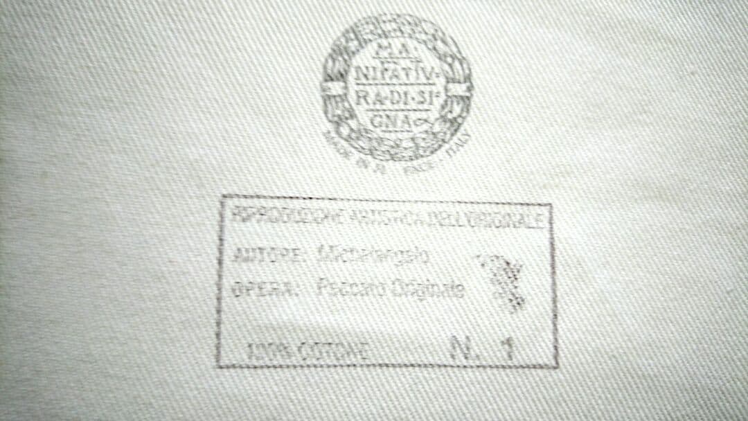 イタリア タペストリー アダムとイブ ミケランジェロ 名画 骨董品 アンティーク