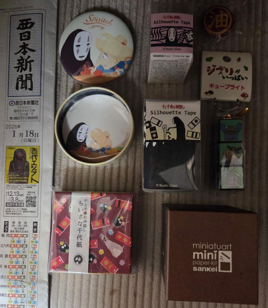 スピリited Away ミニチュアグッズセット
