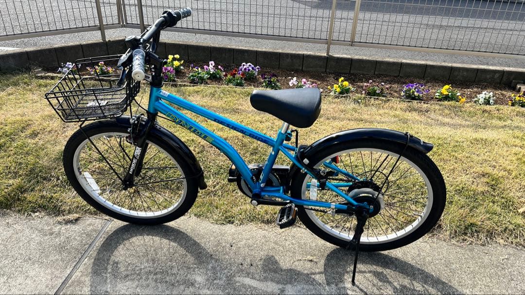 22インチ ジュニアサイクル 自転車 6段ギヤ 譲渡書類有 引き取り限定 茨城