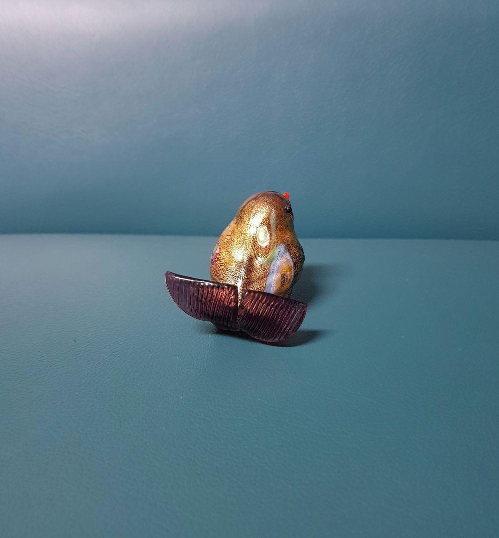 鳥 小鳥 Murano ムラーノガラス 置物 インテリア ガラス細工 飾り物