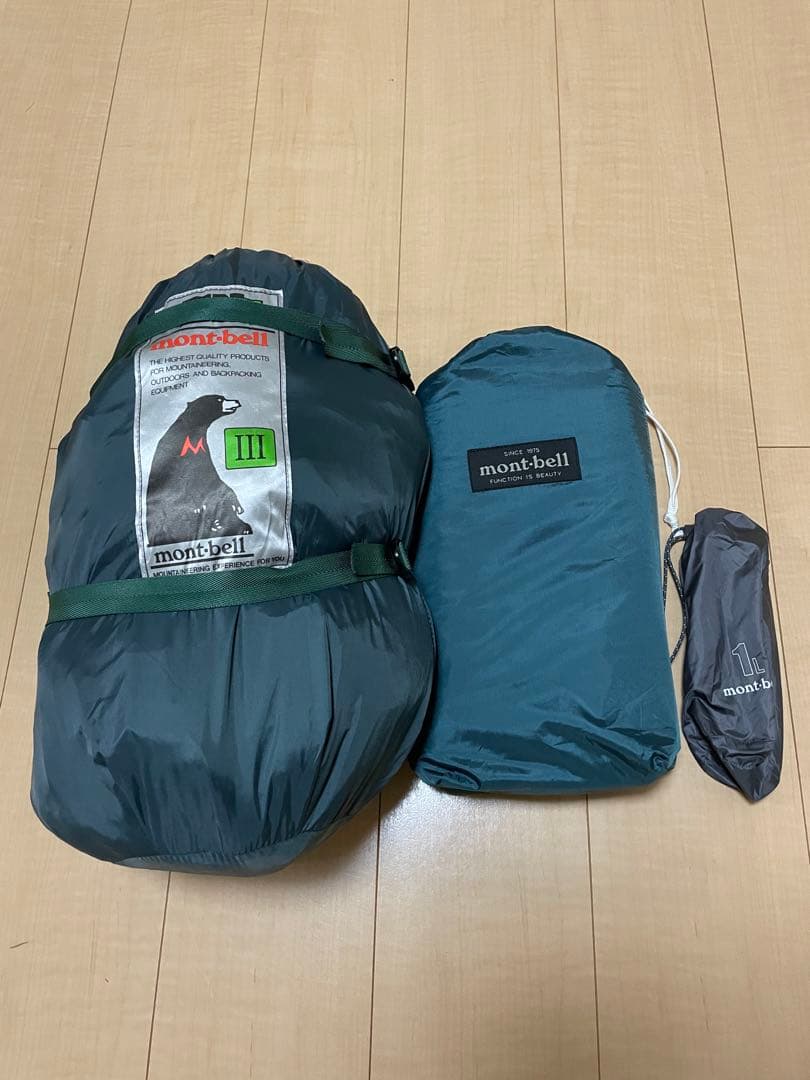 モンベル　ムーンライト３型　アイボリー　ゆるキャン　廃盤品