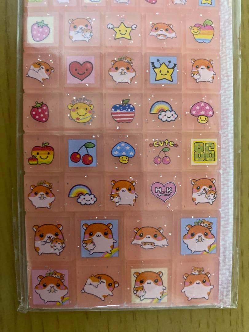 平成レトロ　シール　ハッピーコハム