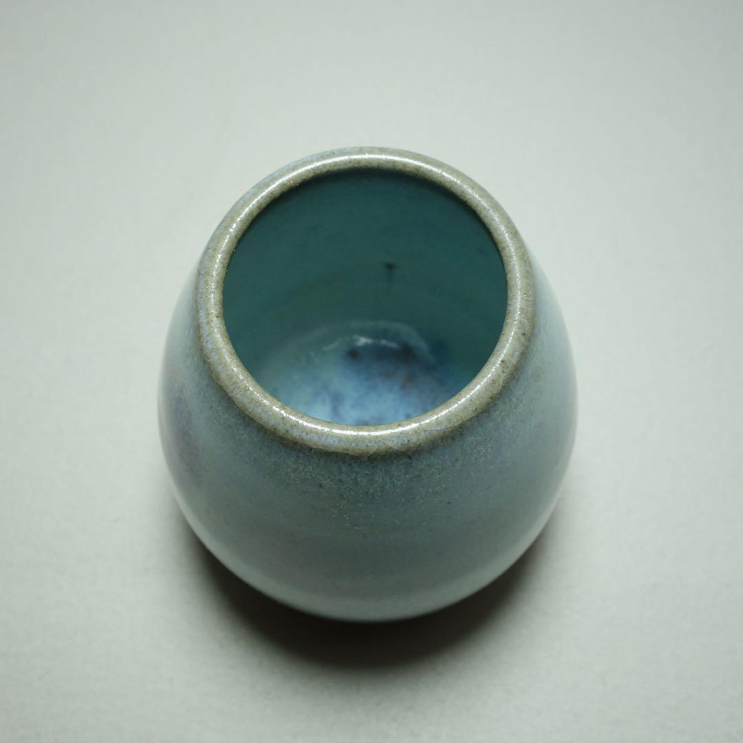 元時代 鈞窯 窯変釉 鶏心罐 中国古陶磁 中国美術　C1A022