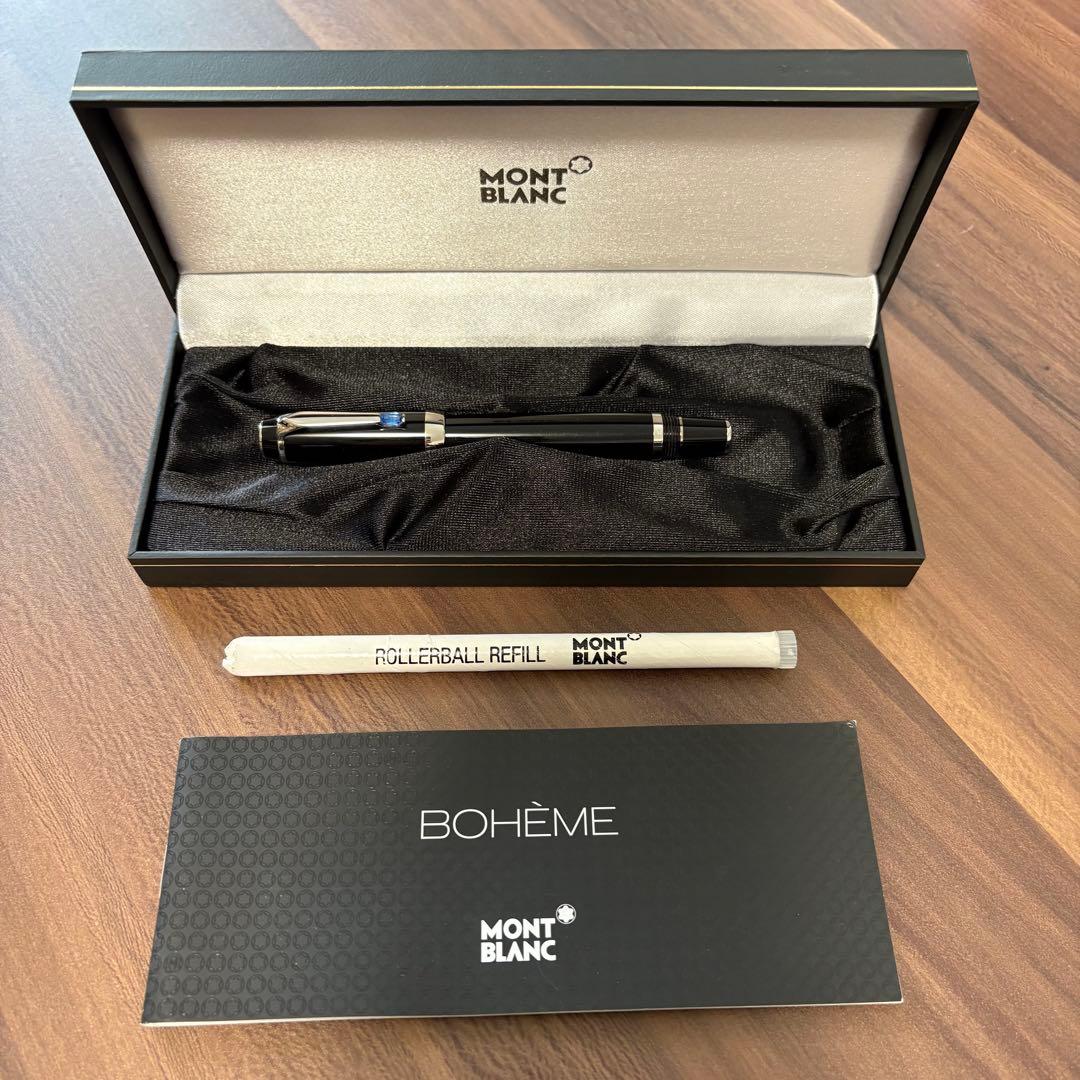 MONTBLANC モンブラン ローラーボール ボエム ブルー 筆記可能 箱付