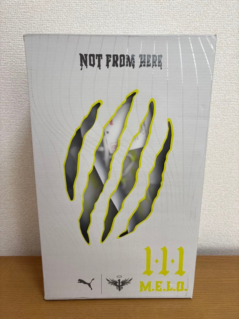 Puma バスケットボールシューズ ラメロボールMB.03 グレー/イエロー